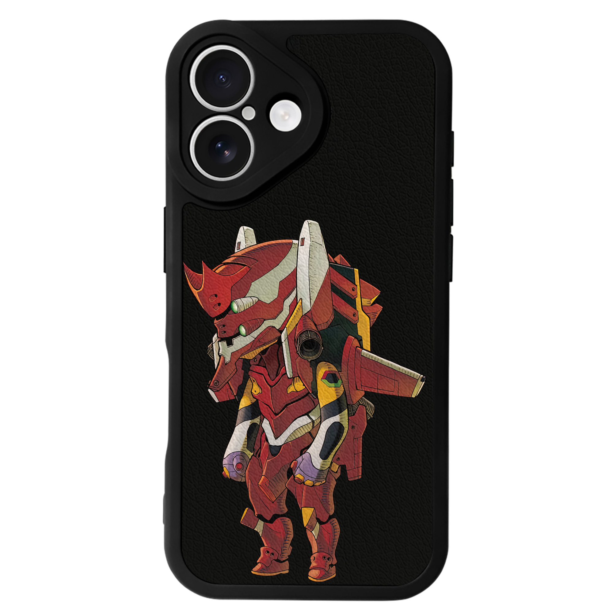 （画像用） EVA 新世紀エヴァンゲリオン 【iPhone 16シリーズ対応】シリコンスマホケース（レザー調） 材質：シリコン